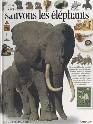 cover image of Sauvons les éléphants
